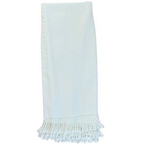 Threshold Soft Throw Blanket with Tassels in Sour Cream Home Decor Bedding.